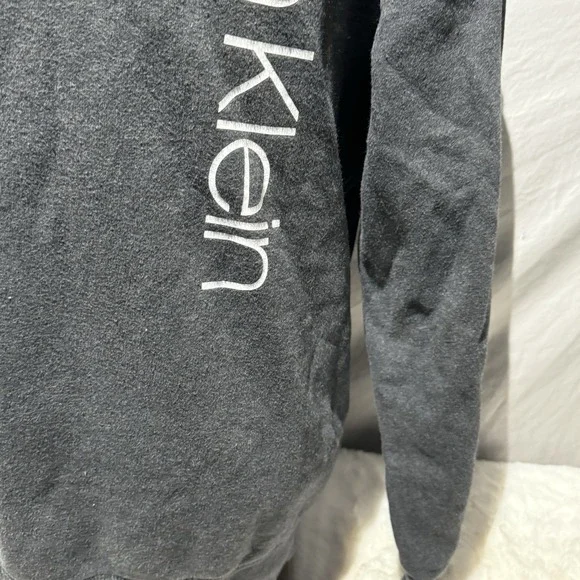 Calvin Klein Sweatshirt CK Jeans Black Embroidered Made In USA Size L - Picture 3 of 11